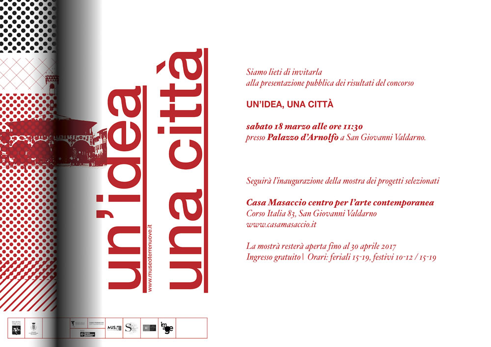 UN_IDEA, UNA CITTA - invito mostra Casa Masaccio2